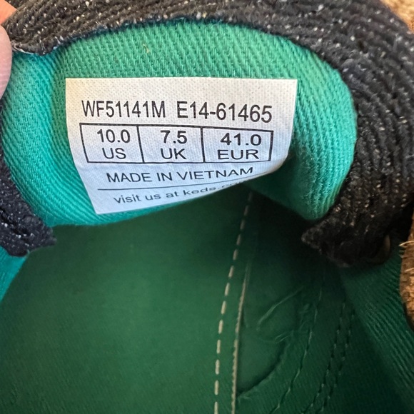 Keds X Taylor Swift denim canvas with white hearts, leather laces. Size 10 - Picture 8 of 8